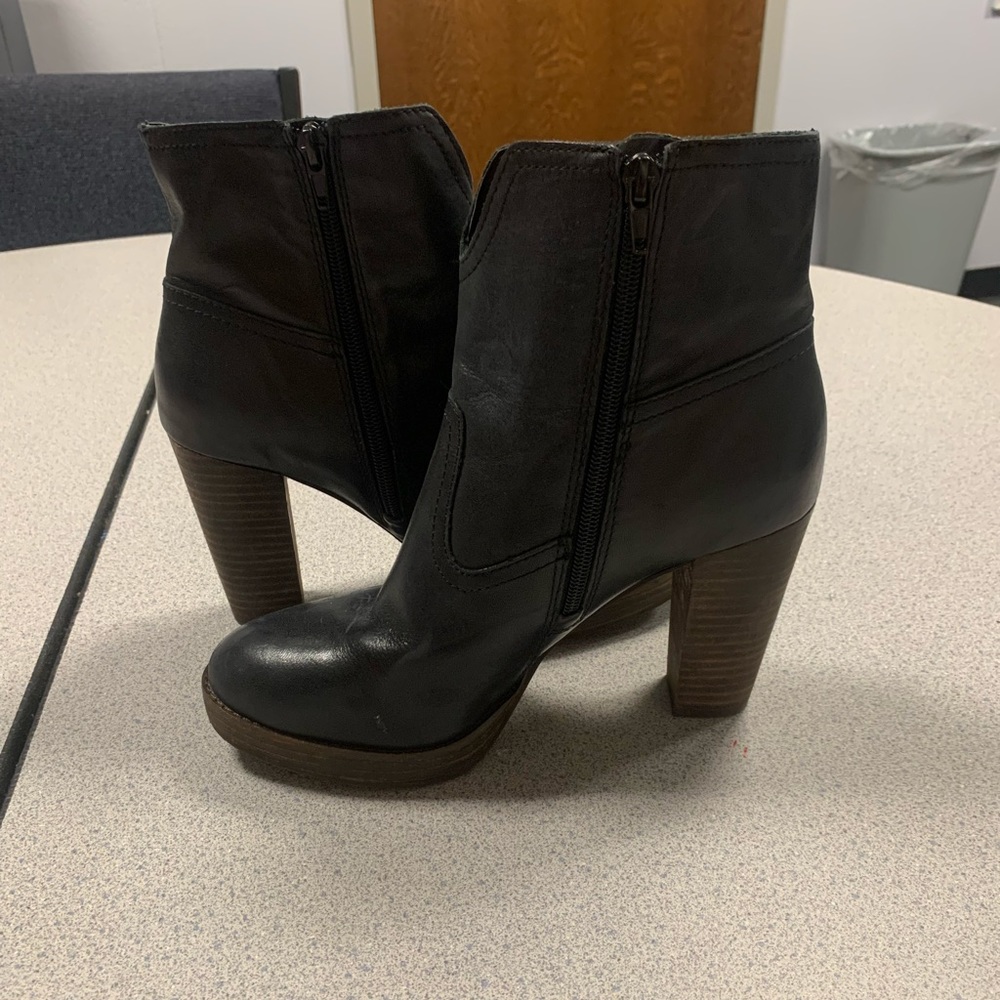 Lucky Brand black ankle boots, size 8M